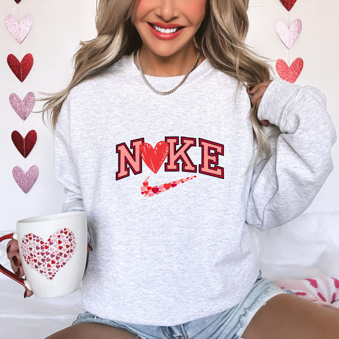 Red Heart Crewneck